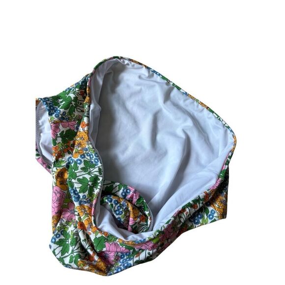 J. Crew x Liberty London Tie shoulder french bikini swimsuit size S High Waist M - Picture 9 of 9